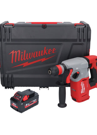 Martillo combinado a batería Milwaukee M18 BLHX-551X 18 V 2,3 J sin escobillas + 1x batería 5,5 Ah + caja HD - sin cargador