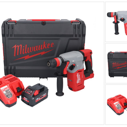 Milwaukee M18 BLHX-551X Akku Kombihammer 18 V 2,3 J Brushless + 1x Akku 5,5 Ah + Ladegerät + HD-Box