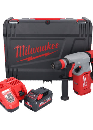 Marteau combiné à batterie Milwaukee M18 BLHX-551X 18 V 2,3 J brushless + 1x batterie 5,5 Ah + chargeur + boîtier HD