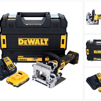 DeWalt DCW 682 D1T fresa per tasselli piatti a batteria 18 V 102 x 20 mm senza spazzole + 1x batteria ricaricabile 2,0 Ah + caricatore + TSTAK