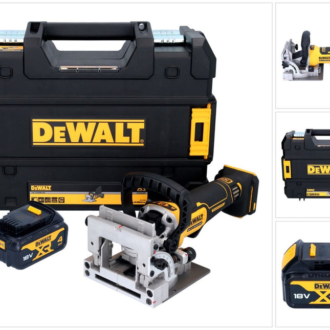 DeWalt DCW 682 NT fresa per tasselli piatti a batteria 18 V 102 x 20 mm senza spazzole + 1x batteria ricaricabile 4,0 Ah + TSTAK - senza caricabatterie