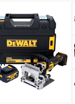 DeWalt DCW 682 M1T coupe-goujon plat sur batterie 18 V 102 x 20 mm sans balais + 1x batterie 4,0 Ah + chargeur + TSTAK