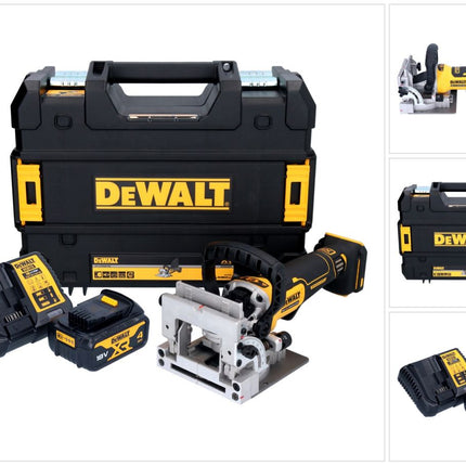 DeWalt DCW 682 M1T fresa per tasselli piatti a batteria 18 V 102 x 20 mm senza spazzole + 1x batteria ricaricabile 4,0 Ah + caricatore + TSTAK