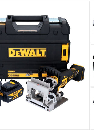 DeWalt DCW 682 M2T coupe-goujon plat sur batterie 18 V 102 x 20 mm sans balais + 2x batterie 4,0 Ah + chargeur + TSTAK