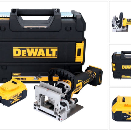 DeWalt DCW 682 NT fresa per tasselli piatti a batteria 18 V 102 x 20 mm brushless + 1x batteria ricaricabile 5,0 Ah + TSTAK - senza caricabatterie