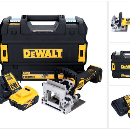 DeWalt DCW 682 P1T fresa per tasselli piatti a batteria 18 V 102 x 20 mm senza spazzole + 1x batteria ricaricabile 5,0 Ah + caricatore + TSTAK
