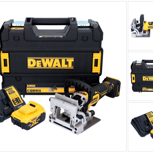 DeWalt DCW 682 P1T fresa per tasselli piatti a batteria 18 V 102 x 20 mm senza spazzole + 1x batteria ricaricabile 5,0 Ah + caricatore + TSTAK
