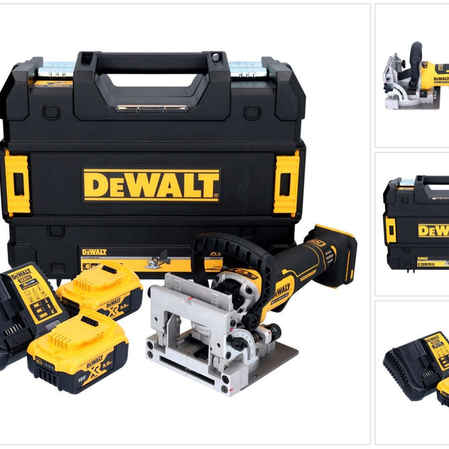 DeWalt DCW 682 P2T fresa per tasselli piatti a batteria 18 V 102 x 20 mm senza spazzole + 2x batteria ricaricabile 5,0 Ah + caricatore + TSTAK