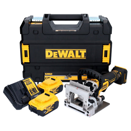 DeWalt DCW 682 P2T fresa per tasselli piatti a batteria 18 V 102 x 20 mm senza spazzole + 2x batteria ricaricabile 5,0 Ah + caricatore + TSTAK