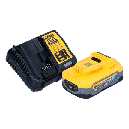 DeWalt DCW 682 H1T fresa per tasselli piatti a batteria 18 V 102 x 20 mm senza spazzole + 1x batteria Powerstack 5,0 Ah + caricatore + TSTAK