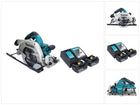 Makita DHS 900 RM2U Akku Handkreissäge 36 V ( 2x 18 V ) 235 mm Brushless + 2x Akku 4,0 Ah + Ladegerät + Bluetooth Adapter