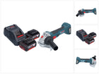 Bosch GWS 18V-7 Professional Meuleuse angulaire sans fil 18 V 125 mm Brushless + 2x batterie 5,0 Ah + chargeur