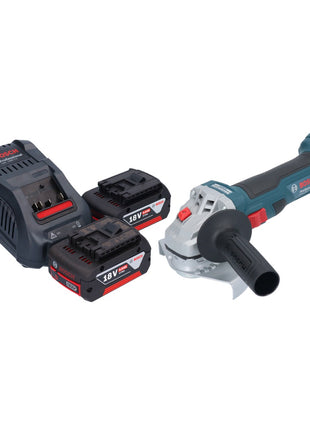 Bosch GWS 18V-7 Professional Meuleuse angulaire sans fil 18 V 125 mm Brushless + 2x batterie 5,0 Ah + chargeur