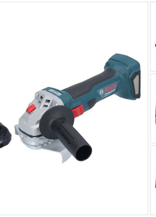 Bosch GWS 18V-7 Professional Akku Winkelschleifer 18 V 125 mm Brushless + 1x ProCORE Akku 4,0 Ah - ohne Ladegerät