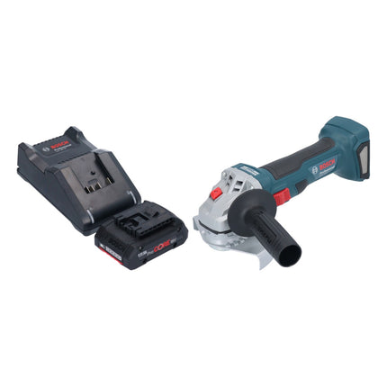 Bosch GWS 18V-7 Smerigliatrice angolare professionale a batteria 18 V 125 mm senza spazzole + 1x batteria ProCORE 4,0 Ah + caricabatterie
