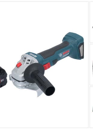 Bosch GWS 18V-7 Professional Akku Winkelschleifer 18 V 125 mm Brushless + 1x ProCORE Akku 8,0 Ah - ohne Ladegerät