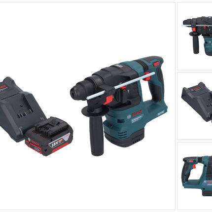 Bosch GBH 18V-22 Trapano a percussione professionale a batteria 18 V 1,9 J SDS Plus Brushless + 1x batteria ricaricabile 4,0 Ah + caricabatterie