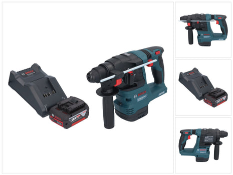 Bosch GBH 18V-22 Professional cordless hammer drill 18 V 1.9 J SDS Plus Brushless + 1x rechargeable battery 4.0 Ah + charger