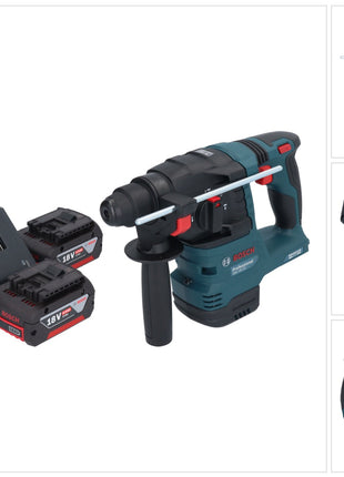 Bosch GBH 18V-22 Professional Marteau perforateur sans fil 18 V 1,9 J SDS Plus Brushless + 2x batterie 4,0 Ah + chargeur