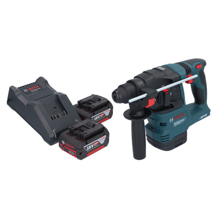 Bosch GBH 18V-22 Trapano a percussione professionale a batteria 18 V 1,9 J SDS Plus Brushless + 2x batteria ricaricabile 4,0 Ah + caricabatterie