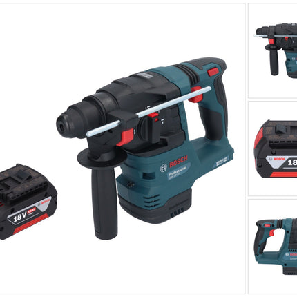 Bosch GBH 18V-22 Martello rotante professionale a batteria 18 V 1,9 J SDS Plus Brushless + 1x batteria ricaricabile 5,0 Ah - senza caricabatteria