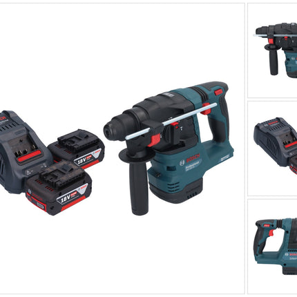 Bosch GBH 18V-22 Trapano a percussione professionale a batteria 18 V 1,9 J SDS Plus Brushless + 2x batteria ricaricabile 5,0 Ah + caricabatterie