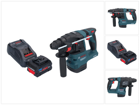 Bosch GBH 18V-22 Professional Akku Bohrhammer 18 V 1,9 J SDS Plus Brushless + 1x ProCORE Akku 8,0 Ah + Ladegerät