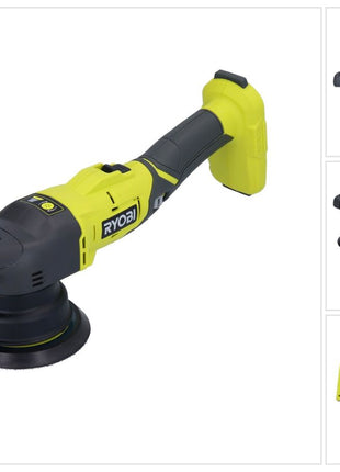 RYOBI R18P-0 ONE+ Akku Exzenter Polierer 18 V 125 mm 7500 U/min Solo ( 5133004845 ) - ohne Akku, ohne Ladegerät