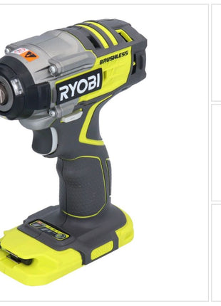 RYOBI R18IW7-0 ONE+ Clé à choc sans fil 18 V 270 Nm 1/2'' Brushless Solo ( 5133004220 ) - sans batterie, sans chargeur