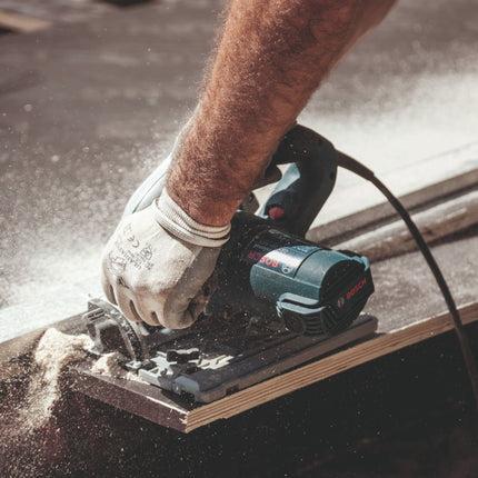 Bosch GKS 55+ GCE Sega circolare portatile professionale 1350 W 165 mm + L-Boxx ( 0601682101 )