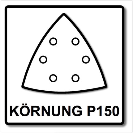 Festool STF V 93/6 Foglio abrasivo P150 GR/100 Granat - 100 pezzi ( 497395 )