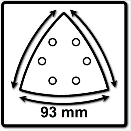 Festool STF V 93/6 Foglio abrasivo P150 GR/100 Granat - 100 pezzi ( 497395 )