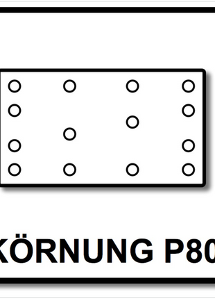 Festool Granat Schleifstreifen STF 80x133 P 80 GR 50 ( 497119 ) - Toolbrothers