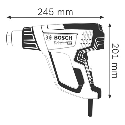 Bosch GHG 20-63 Pistola ad aria calda professionale 2000 W 50 - 630 °C ( 06012A6200 )