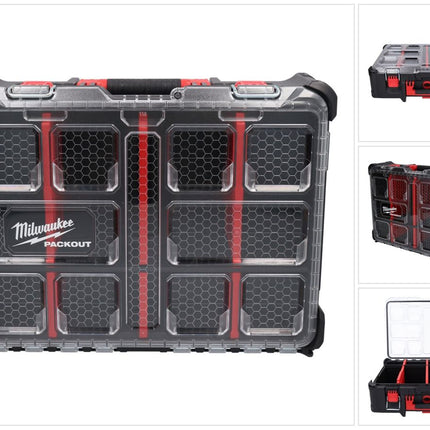 Milwaukee PACKOUT Organiser ( 4932478625 ) 178 x 507 x 386 mm 22 kg di carico utile