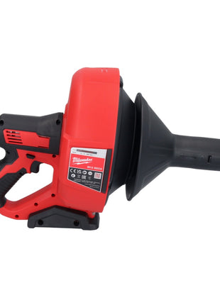 Limpiador de tuberías a batería Milwaukee M12 BDC6-0C 12 V (4933451634) + espiral + cubo - sin batería, sin cargador