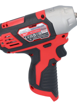 Milwaukee M12 BIW14-202C akumulatorowy klucz udarowy 12 V 50 Nm 1/4" ( 4933443897 ) + 2x akumulator 2,0 Ah + ładowarka + walizka