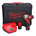 Milwaukee M12 BIW14-202C akumulatorowy klucz udarowy 12 V 50 Nm 1/4