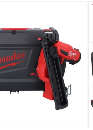 Milwaukee M18 FN15GA-0X Akku Nagler 18 V Brushless 32 - 64 mm ( 4933478091 ) Solo + HD Box - ohne Akku, ohne Ladegerät