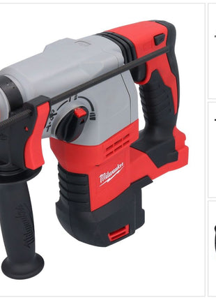 Milwaukee M18 HD18HX-0 Akumulatorowy młot udarowo-obrotowy 18 V 2,4 J ( 4933408320 ) Solo - bez akumulatora, bez ładowarki