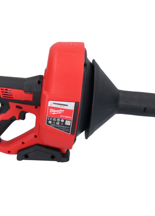 Limpiador de tuberías a batería Milwaukee M12 BDC8-0C 12 V (4933451632) + espiral + cubo - sin batería, sin cargador