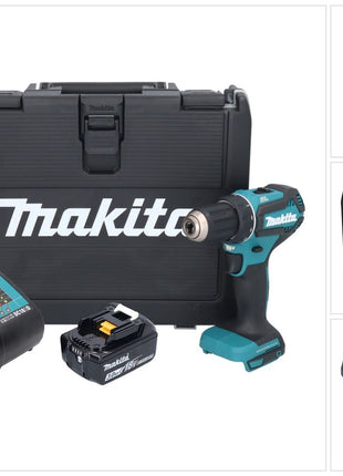 Makita DDF 485 SFK Akku Bohrschrauber 18 V 50 Nm Brushless + 1x Akku 3,0 Ah + Ladegerät + Koffer