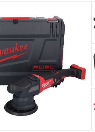 Milwaukee M18 FROP21-0X Akku Exzenter Polierer 18 V 150 mm Brushless ( 4933478836 ) + HD-Box - ohne Akku, ohne Ladegerät