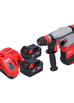 Marteau combiné à batterie Milwaukee M18 HD18HX-402 18 V 2,4 J + 2x batteries 4,0 Ah + chargeur