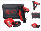 Milwaukee M18 FN15GA-801X Akku Nagler 18 V Brushless 32 - 64 mm + 1x Akku 8,0 Ah + Ladegerät + HD Box