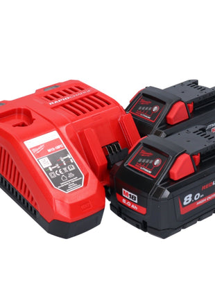 Milwaukee M18 FN15GA-802X Akku Nagler 18 V Brushless 32 - 64 mm + 2x Akku 8,0 Ah + Ladegerät + HD Box