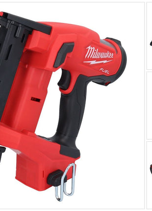 Milwaukee M18 FNCS18GS-0X Agrafeuse sans fil 18 V 9,5 - 38 mm Brushless ( 4933471942 ) + HD Box - sans batterie, sans chargeur