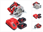 Scie circulaire à batterie Milwaukee M18 BLCS66-302 18 V 190 mm sans balais + 2x batteries 3,0 Ah + chargeur