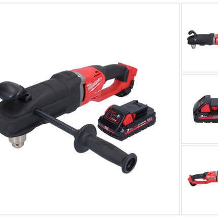 Trapano angolare a batteria Milwaukee M18 FRAD2-301 18 V 122 Nm brushless + 1x batteria ricaricabile 3,0 Ah - senza caricabatterie