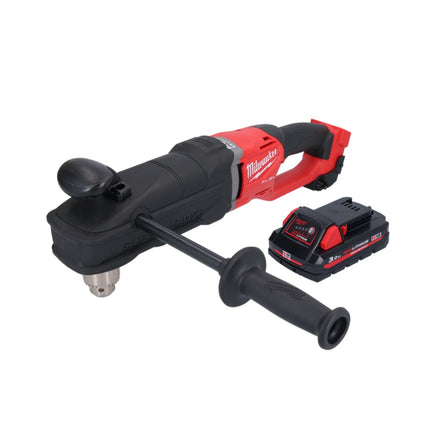 Trapano angolare a batteria Milwaukee M18 FRAD2-301 18 V 122 Nm brushless + 1x batteria ricaricabile 3,0 Ah - senza caricabatterie